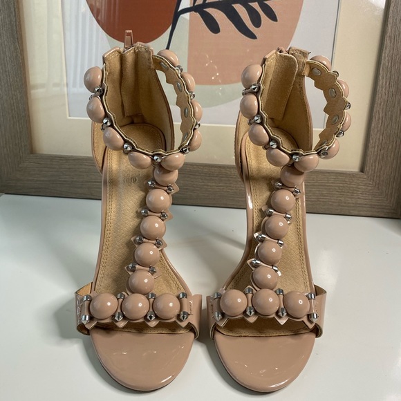 Nude heel sandals - Picture 3 of 4